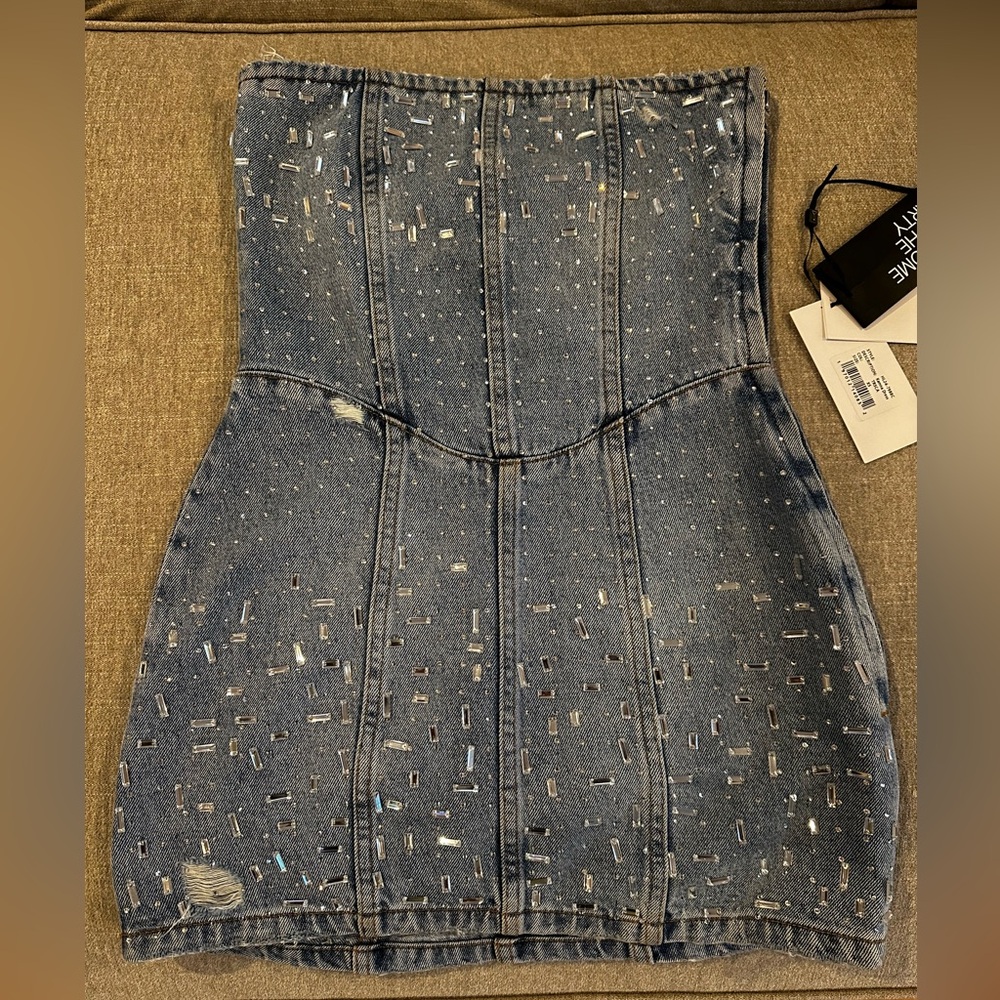 Retrofete Kamna Denim Dress XS